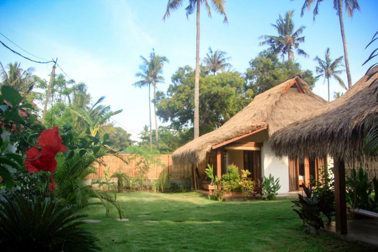 Nanas Homestay Bungalow Gili Air Exterior foto